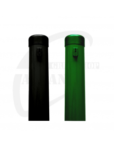 Paal groen (RAL 6005) / zwart (RAL 9005)  dia 48mm - Advance Greenshop