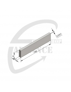 Plaque en béton - 100x15x5 - Advance Greenshop 2