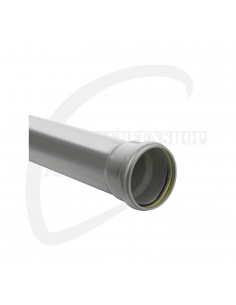 PVC mofbuis grijs benor 110x3.2mm sn4/8 3m