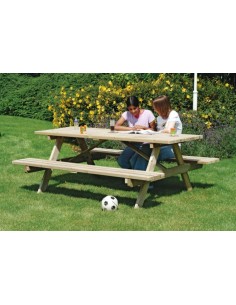 Vous cherchez une table de pique-nique indépendante? |bois de jardin| Advance Greenshop!