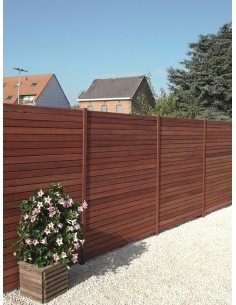 Panneau de jardin Excellent en padouk - Advance Greenshop