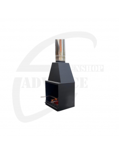 Donn 70 cheminée avec barbecue | Advance Greenshop