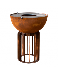 Plancha Bowl en acier corten - Outr | cuisine extérieure | Advance Greenshop!