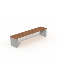 Boedapest modern bank hardhout - Advance Greenshop