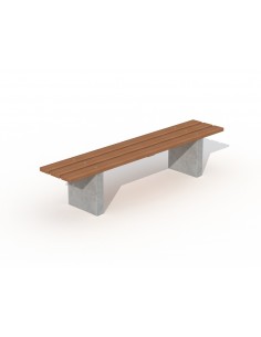 Banc de jardin d'extérieur en bois massif « Budapest Classic » au style élégant