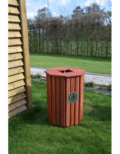 Afvalbak Clipo met deksel - te betonneren