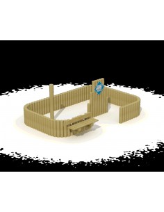 Zitbank hondentoilet - Advance Greenshop