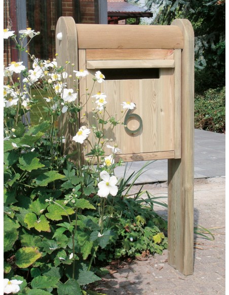 Houten brievenbus Jupiter - Advance Greenshop