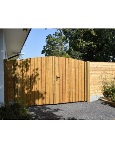 Portillon en bois - Modern portail