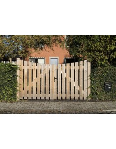 Houten poort: Rio Gebogen Poort 2