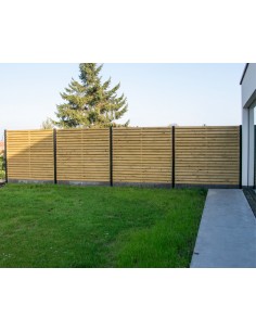 Alina Scherm – Clôture de jardin en bois robuste | Intimité et durabilité 2