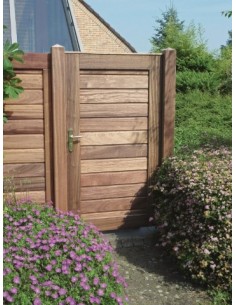 Portail en bois: Portail Deluxe horizontal 2