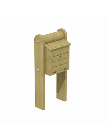 Houten brievenbus Jupiter - Advance Greenshop