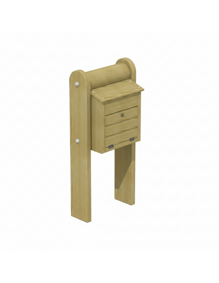 Houten brievenbus Jupiter - Advance Greenshop