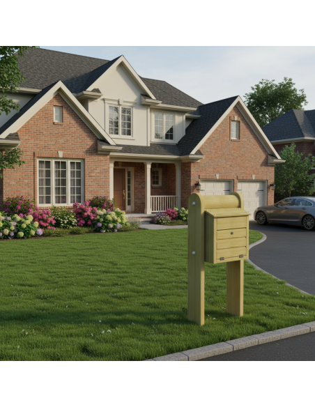 Houten brievenbus Jupiter - Advance Greenshop