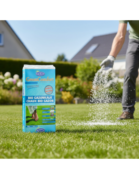 Chaux pour pelouse Viano 20KG – Sol moins acide, gazon plus vert | Advance Greenshop