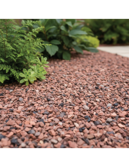 Border met Rode Mijnsteen 5/15 mm  - Advance Greenshop