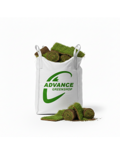 Big bag remplie de plaques de gazon, prête pour l’enlèvement professionnel | Advance Greenshop