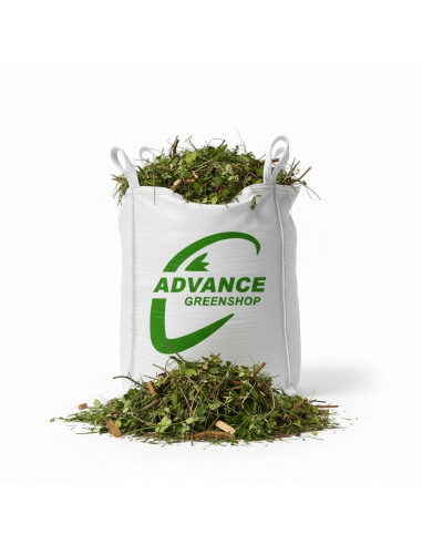 Big bag remplie de déchets verts, prête pour un enlèvement professionnel | Advance greenshop