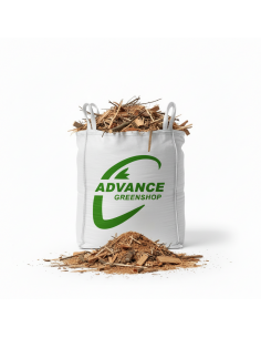 Big bag remplie de déchets de bois, prête pour un enlèvement professionnel | Advance Greenshop