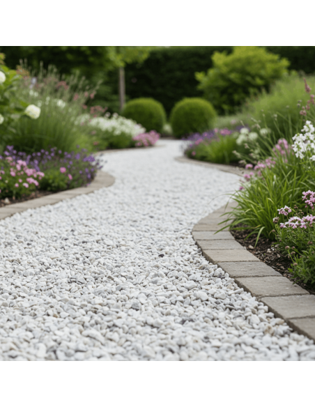 Gletsjer Blue langs het tuinpad - Advance Greenshop