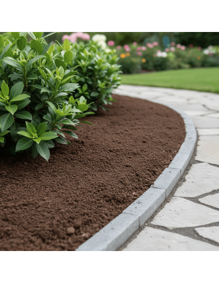 Teelaarde in een border | Advance Greenshop