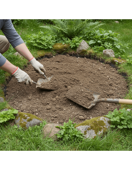 Aanvulgrond voor het dichtgooien van een vijver - Advance Greenshop