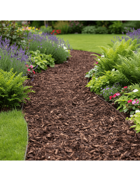 Epicea boomschors als tuinpad - Advance Greenshop