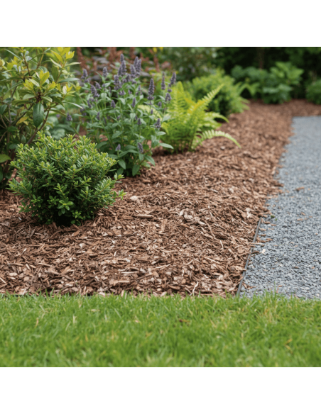 Pinus sylvester in een border - Advance Greenshop