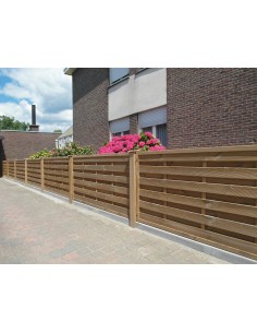 Reliëf tuinscherm grenen 2