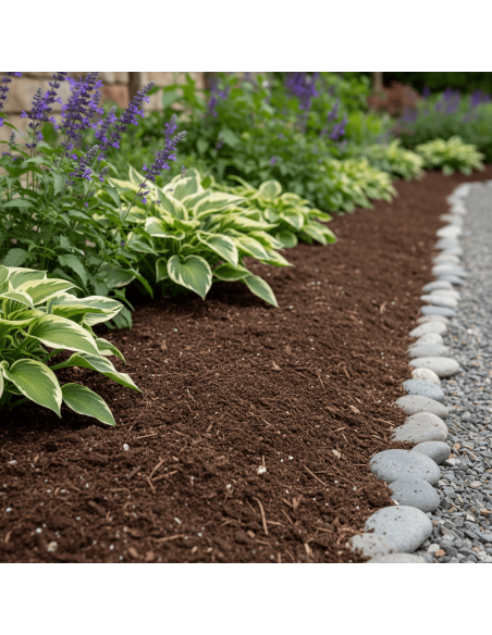 Naaldbosgrond in border | Advance Greenshop