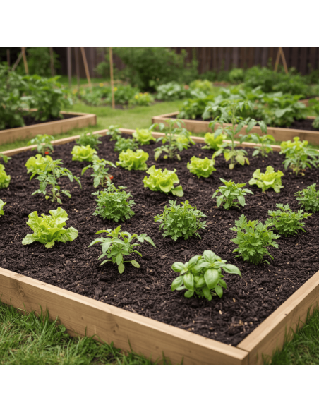 Champost / champignoncompost in moestuin | Advance Greenshop
