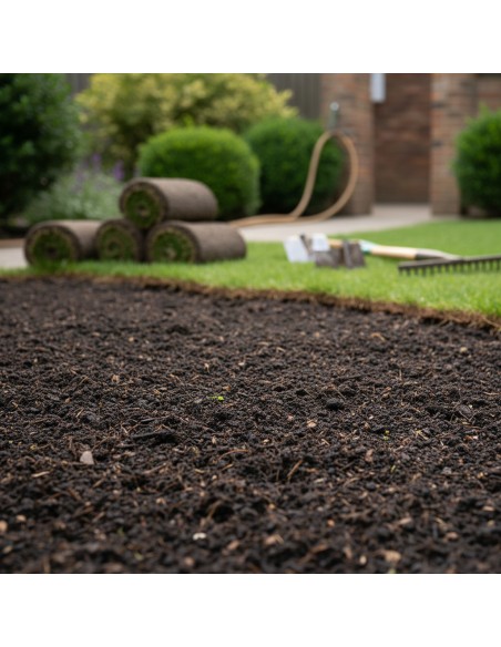 Mengcompost voor het aanleggen van grasmatten | Advance Greenshop
