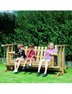 Commandez facilement votre balançoire indépendante en pin?|banc de jardin| Advance Greenshop!