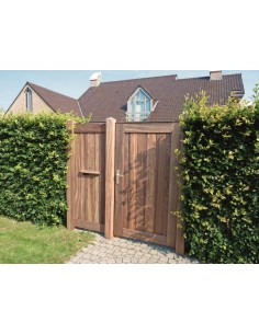 Portail en bois: Portail Deluxe vertical 2