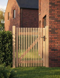 Grenen tuinpoort Patio verticaal