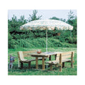 Tuinbank en tafel set in grenen