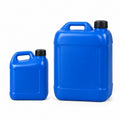 Jerricans bleus de 5 et 25 litres d’essence 4 temps
