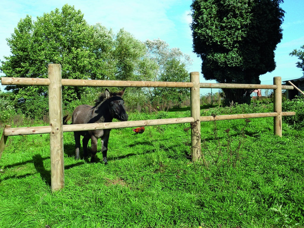 Drukgeïmpregneerde Houten Weideomheining Corral | Robuuste Paardenomheining