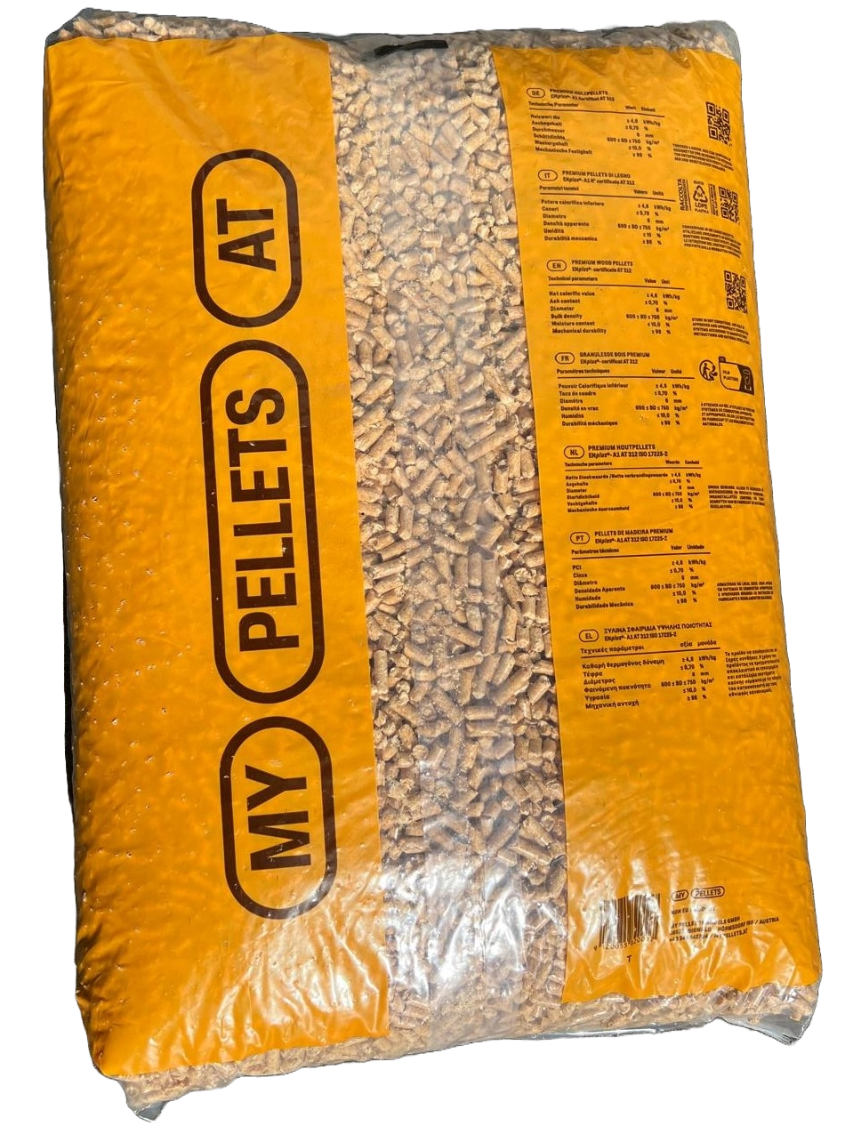 Pallet My premium pellets 1260 kg ( 84 x 15 kg )