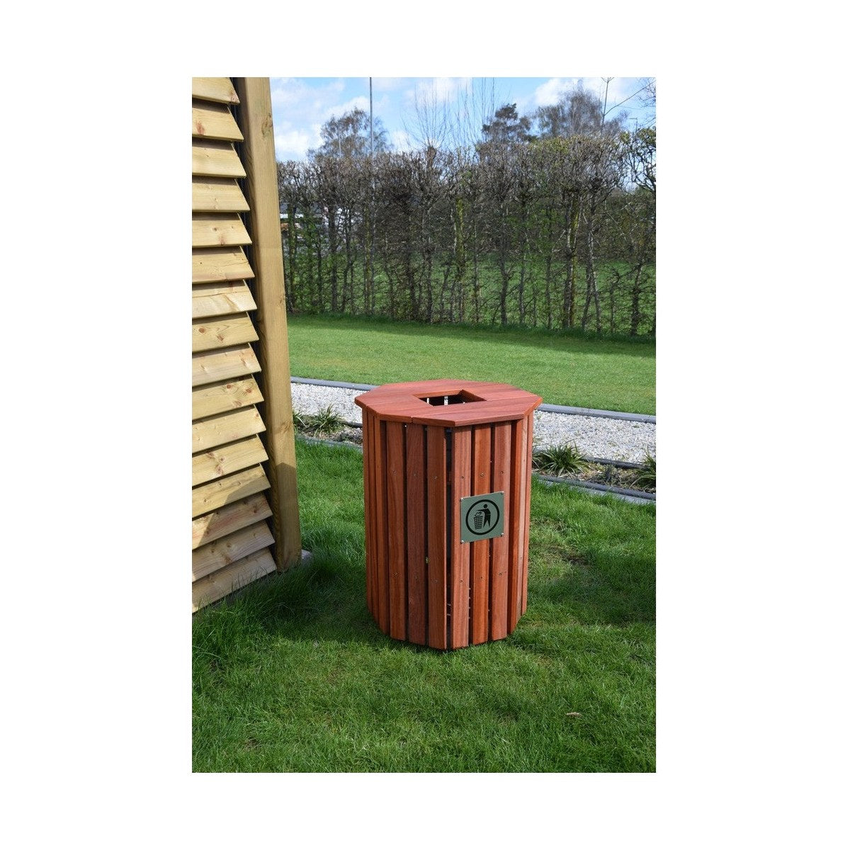 Afvalbak Clipo met deksel - te betonneren