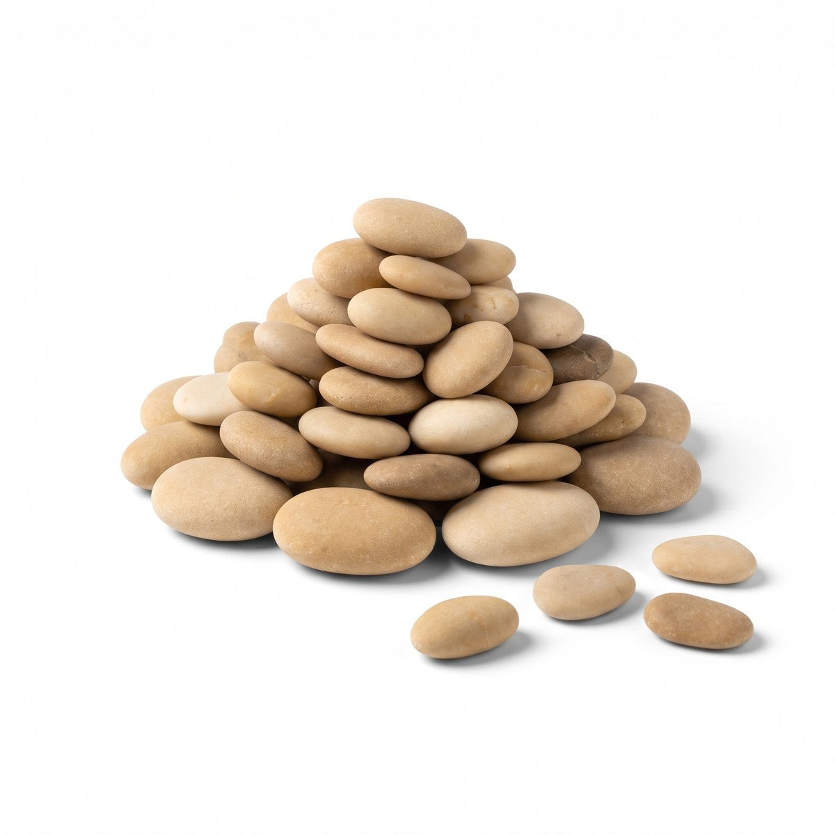Beach Pebble Beige Sierkeien, los gestort