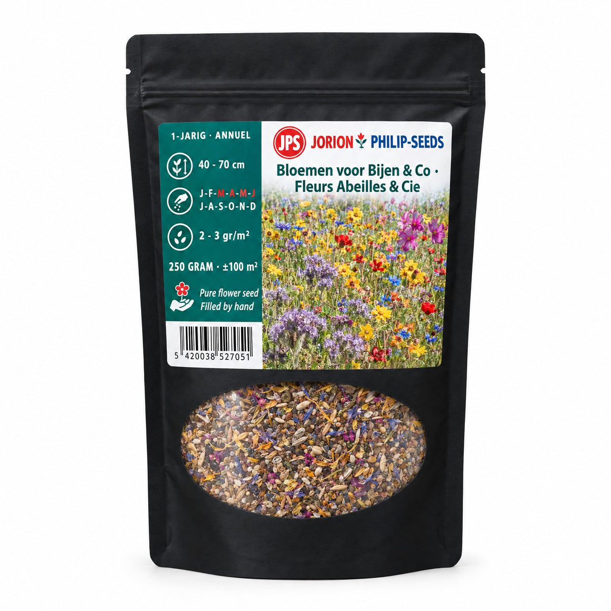 Mélange de fleurs pour les abeilles et compagnie, sachet de 250 g