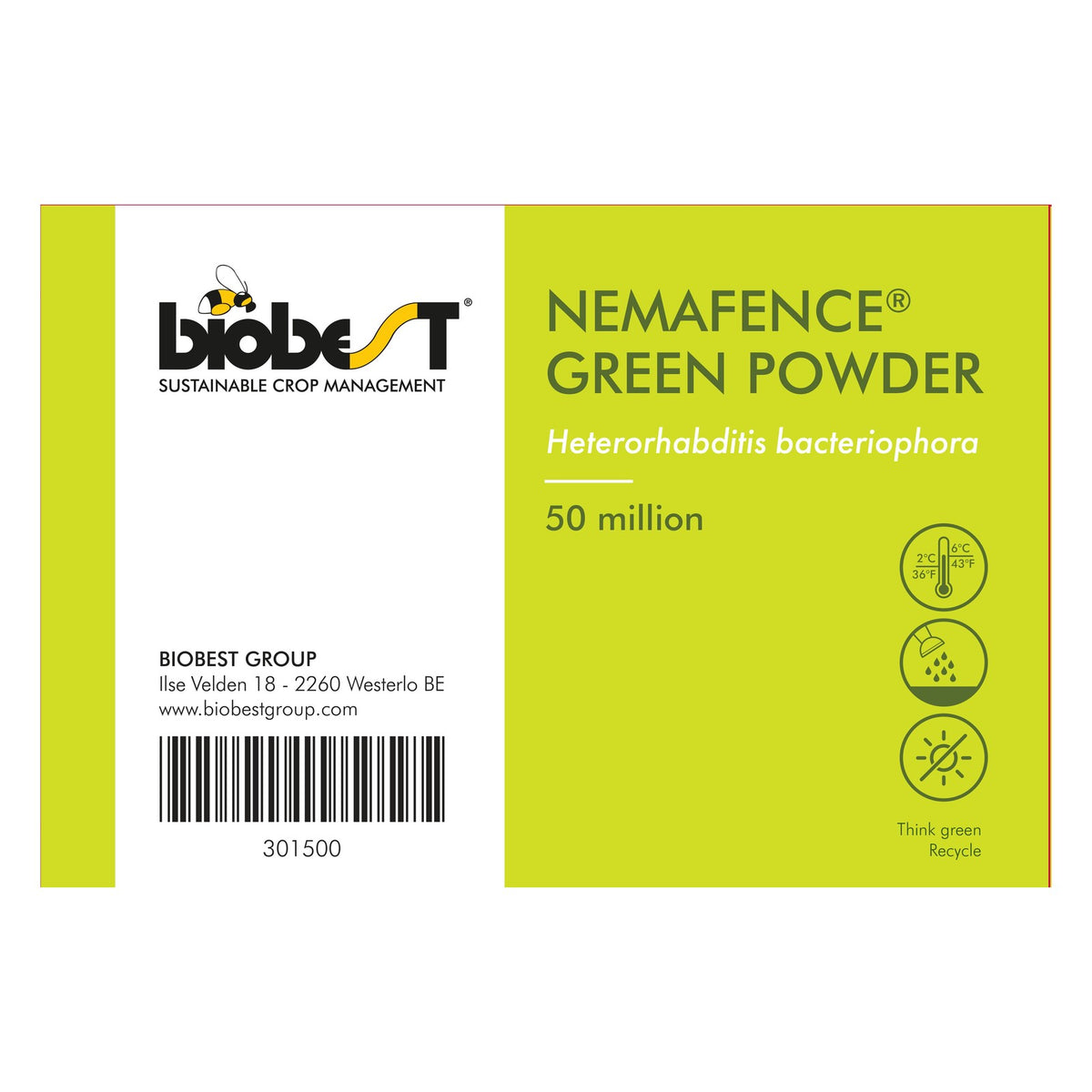 Verpakking Biobest NemaFence Green