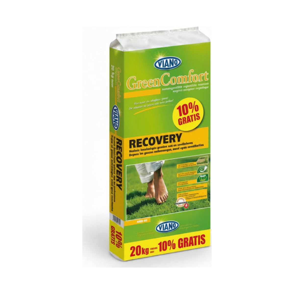 Viano GreenComfort RECOVERY – Engrais gazon réparation & enracinement | 20KG