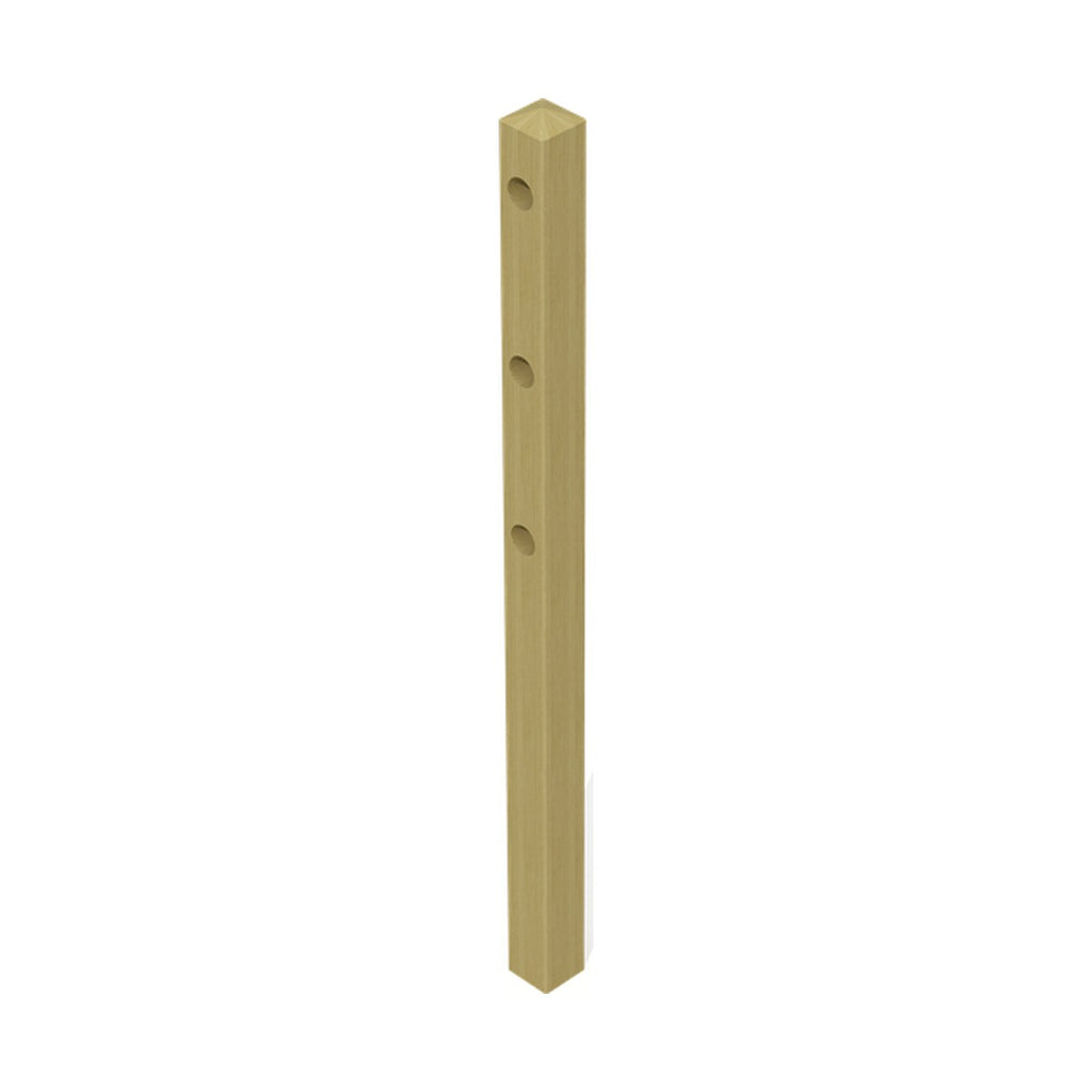 Corral eindpaal 14 x 14 cm - met diamantkop
