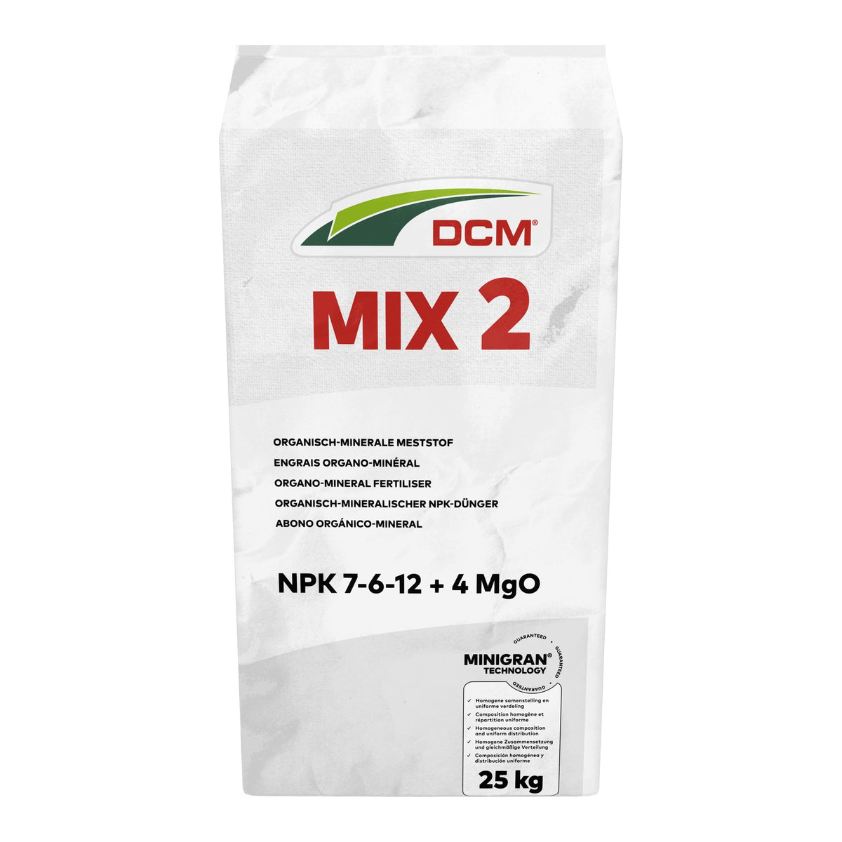 DCM Mix 2 engrais renforcé en potassium 7-6-12 (25 kg)
