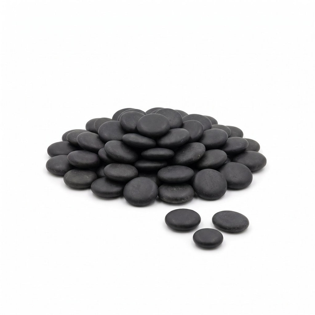 Flat Pebbles Black Sierkeien, los gestort