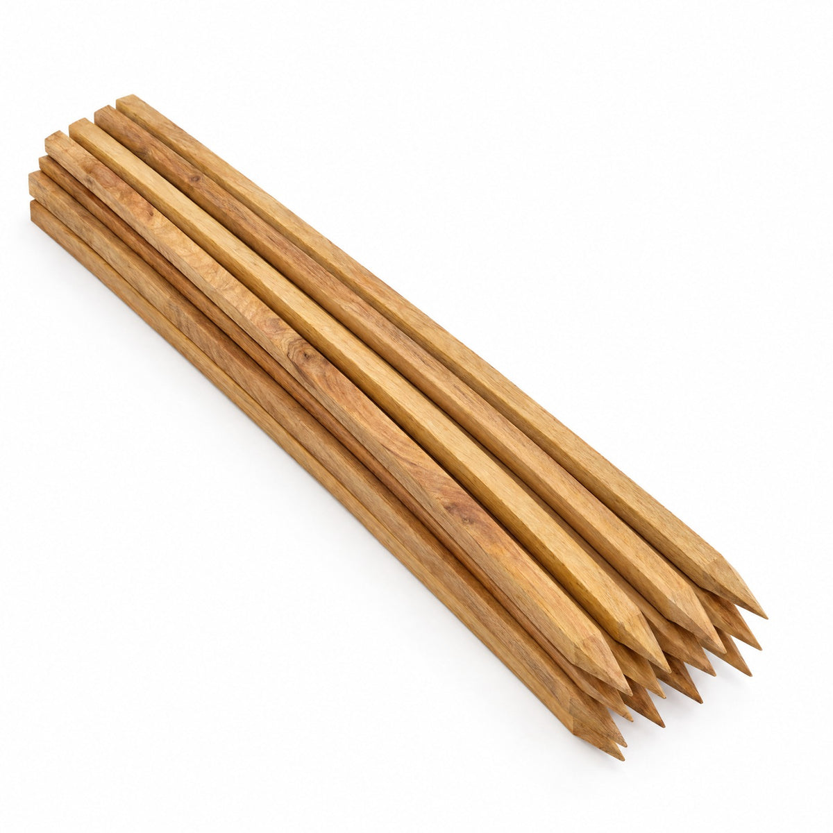 Aangepunte acacia steunpalen