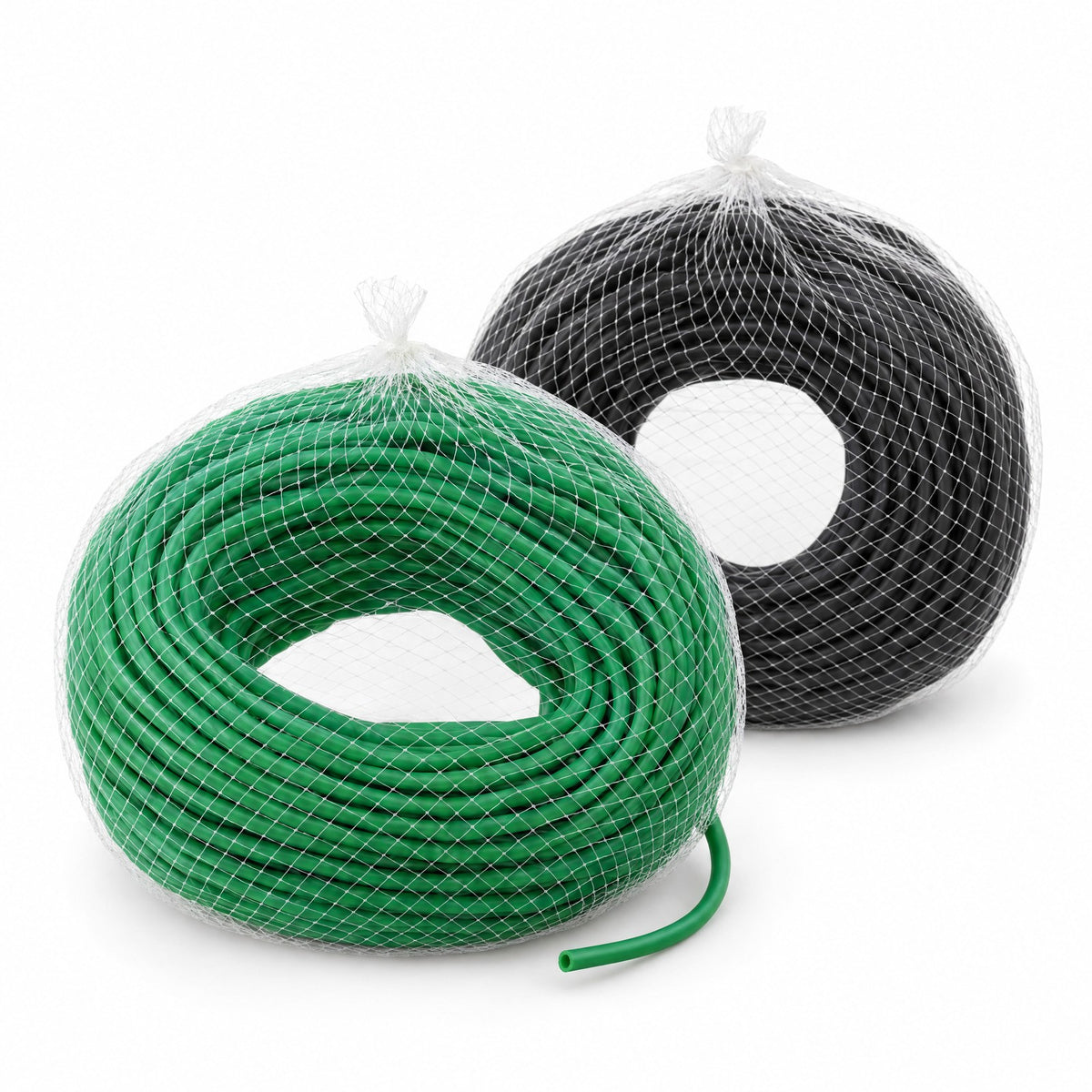 Bindgaine in PVC, groen en zwart